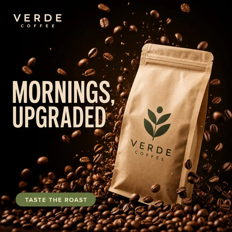 Verde Coffee ad creative